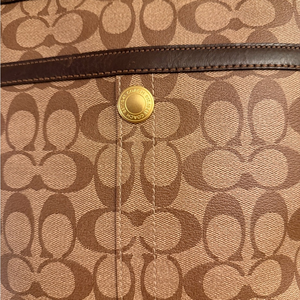 Coach Signature Tote - Picture 6 of 12
